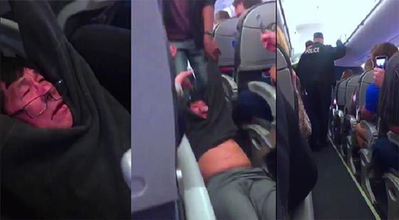 فيديو صادم: اغرب حادثة طرد من الطائرة لطبيب سحلوه وجرجروه وشوهوا وجهه! صورة رقم 1