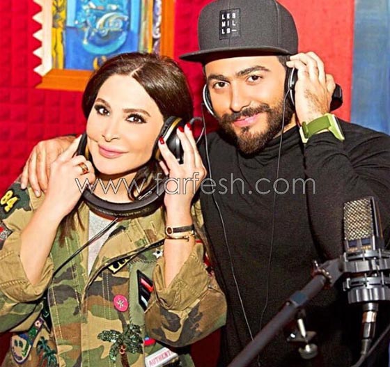  صور: مفاجأة اليسا مع تامر حسني: اغنية ثنائية ديو قريبا جدا صورة رقم 2
