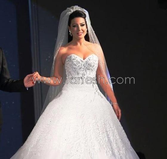  صور فنانات مصر ترتدين فساتين الزفاف الفخمة.. أيهن الاجمل؟ صورة رقم 6