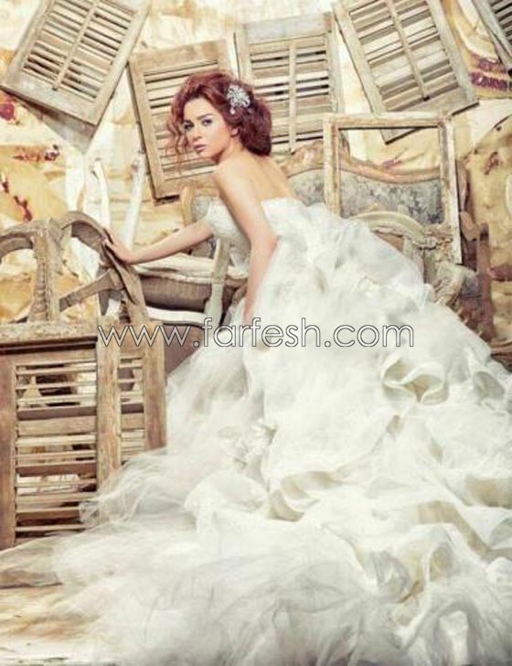  صور فنانات مصر ترتدين فساتين الزفاف الفخمة.. أيهن الاجمل؟ صورة رقم 13