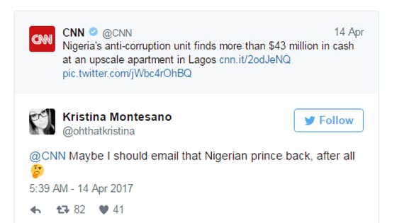 العثور على 43 مليون دولار مجهول مصدرها في شقة سكنية بنيجيريا صورة رقم 3