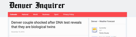 لا تصدّق كل ما تقرأ: خبر كاذب عن زوجين توأم يغرق وسائل الاعلام!  صورة رقم 3