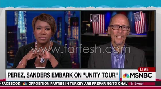 العلم الأمريكي سقط حين ذكر اسم هيلاري كلينتون صورة رقم 2