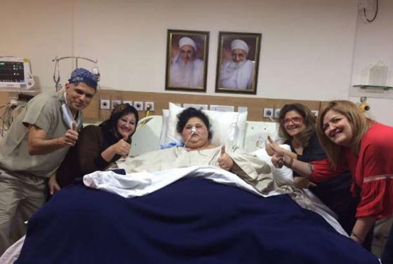 فيديو جديد: ايمان احمد المصرية اثقل امرأة في العالم تتعافى بعد ان خسرت نصف وزنها صورة رقم 4