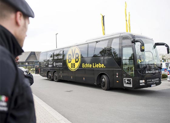 مفاجأة.. تفجير حافلة فريق دورتموند دوافعها مالية رهانية وليس ارهابية صورة رقم 3