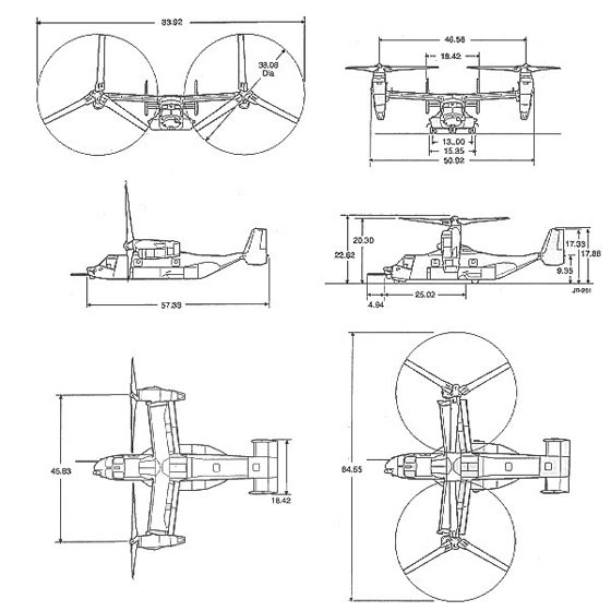 تعرفوا على الطائرة الأمريكية العجيبة (V-22 أوسبري).. فيديو وصور صورة رقم 2