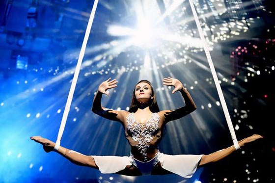 فيديو صادم.. لاعبة سيرك محترفة تفلت من يد زميلها وتسقط  صورة رقم 5