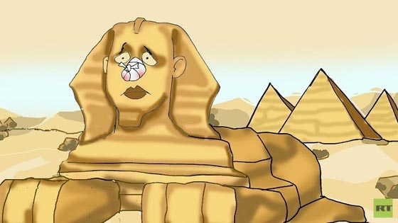 من كسر انف المخلوق الاسطوري ابو الهول الشهير في مصر؟ صورة رقم 5