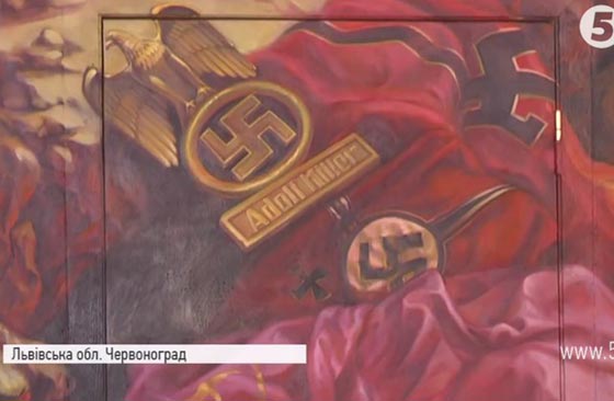 أوكرانيا: رسم في كنيسة يصور الرئيس الروسي بوتين يوم القيامة صورة رقم 7