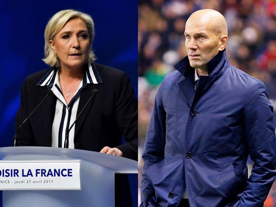 مارين لوبان تصفع زين الدين زيدان وتغمز بثروته صورة رقم 1