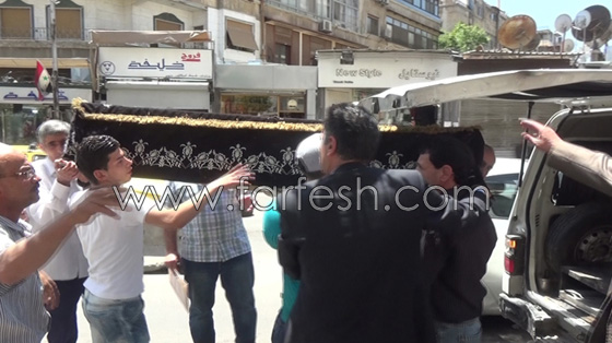  جنازة نجاح حفيظ تفضح نفاق الفنانين السوريين  صورة رقم 5