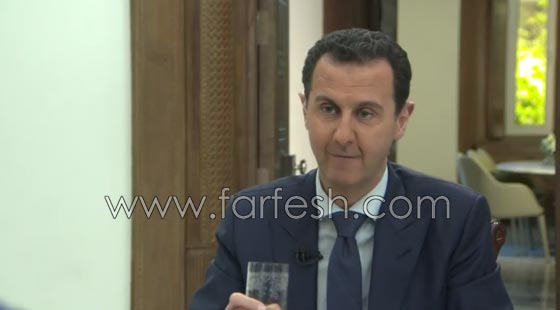 صحفي يفاجئ الأسد بمياه من نبع في دمشق صورة رقم 4