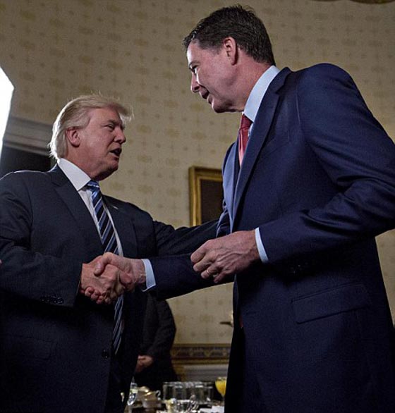 دونالد ترامب يقيل مدير الـ اف بي آي جيمس كومي صورة رقم 2