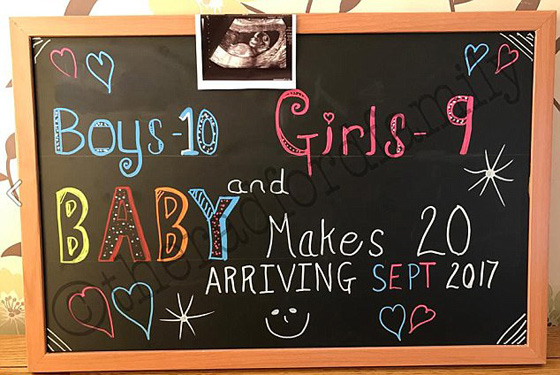  أكبر اسرة بريطانية تنتظر مولودها الـ20 وتؤكد: سيكون الأخير.. صورة رقم 2