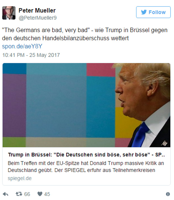 بسبب سيارة بي ام دبليو.. ترامب يصف الالمان بالاشرار!! صورة رقم 3