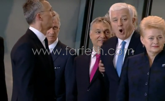 فيديو غريب.. ترامب يزاحم الرؤساء بلا خجل ليظهر في المقدمة!! صورة رقم 1