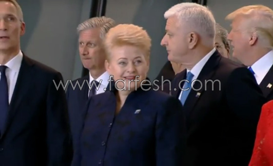 فيديو غريب.. ترامب يزاحم الرؤساء بلا خجل ليظهر في المقدمة!! صورة رقم 2