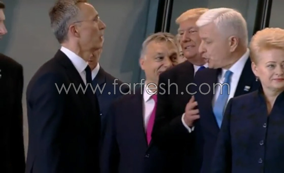 فيديو غريب.. ترامب يزاحم الرؤساء بلا خجل ليظهر في المقدمة!! صورة رقم 3