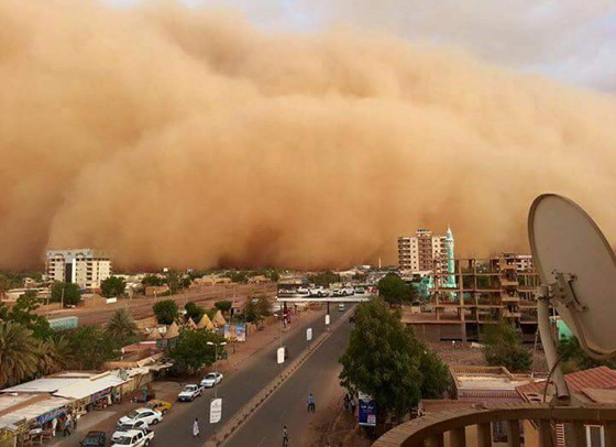  ظاهرة الهبوب تعود وتعصف بالخرطوم وتحولها الى مدينة اشباح.. صور صورة رقم 4