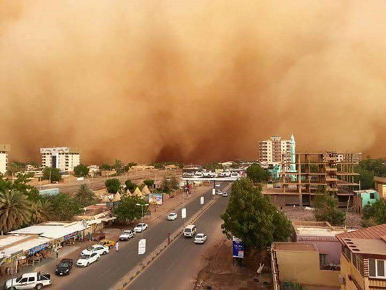  ظاهرة الهبوب تعود وتعصف بالخرطوم وتحولها الى مدينة اشباح.. صور صورة رقم 11