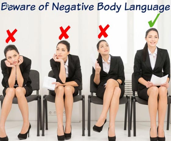 إشارات الجسد..  تضمن لك الحصول على وظيفة جيدة صورة رقم 2