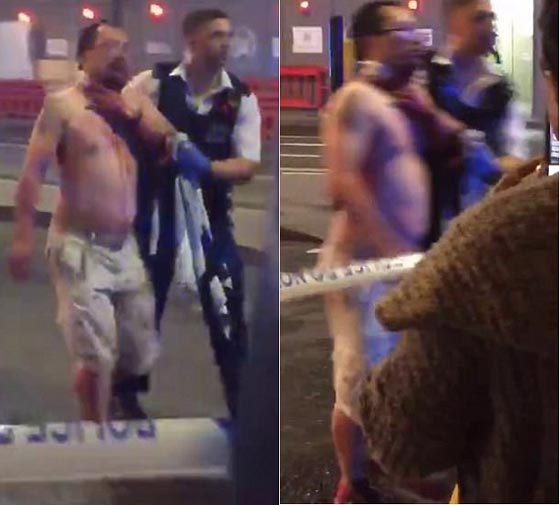 الصحفي الخبير بالفنون القتالية يترنح مذبوحا في هجوم لندن.. فيديو صورة رقم 1