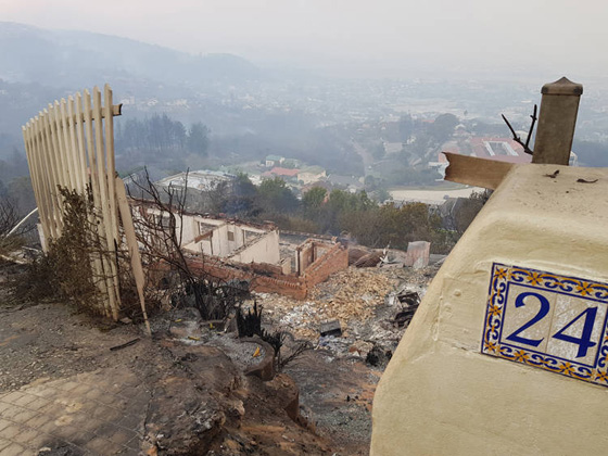 مشاهد مرعبة.. حرائق غابات ضخمة تلتهم قرية بجنوب افريقيا صورة رقم 2