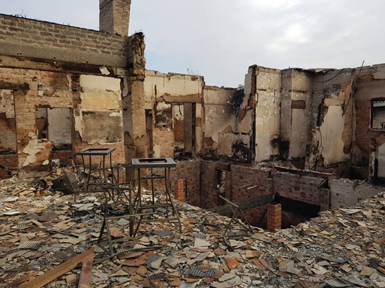 مشاهد مرعبة.. حرائق غابات ضخمة تلتهم قرية بجنوب افريقيا صورة رقم 5