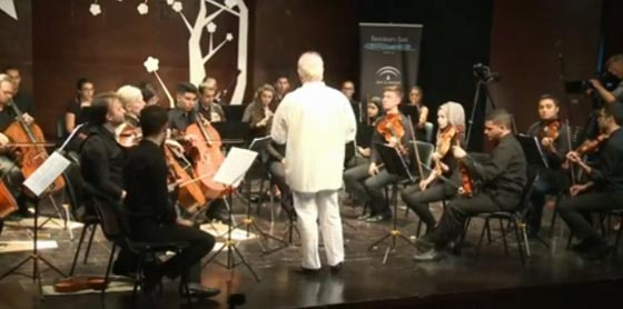 بالفيديو.. موسيقار إسرائيلي عالمي يعزف للفلسطينيين بالضفة الغربية وينتقد اسرائيل! صورة رقم 1