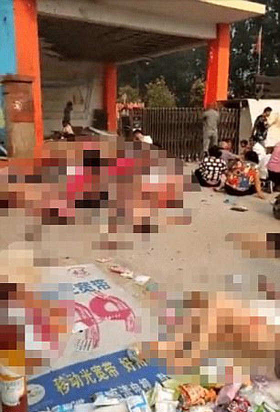 فيديو مروع.. مقتل 7 اطفال في انفجار بروضة اطفال بالصين صورة رقم 6