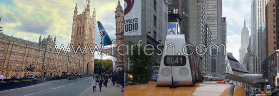 الاعلام العالمي يفضح سرقة (مصر للطيران) لاعلان  شركة العال الاسرائيلية! صورة رقم 1