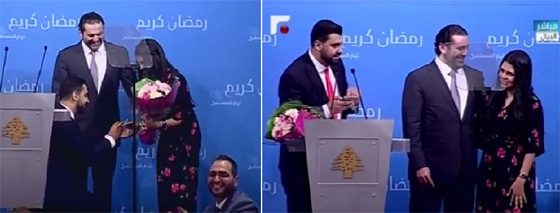 سعد الحريري يفاجئ فتاة بعرض للزواج خلال حفل إفطار رمضاني.. فيديو صورة رقم 2