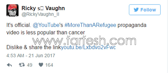 فيديو لم يحقق هدفه! قصص اللاجئين لم تعجب المشاهدين وبدت اشبه بدعاية صورة رقم 25