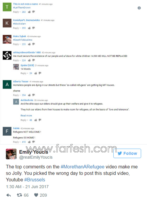 فيديو لم يحقق هدفه! قصص اللاجئين لم تعجب المشاهدين وبدت اشبه بدعاية صورة رقم 26