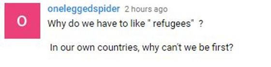 فيديو لم يحقق هدفه! قصص اللاجئين لم تعجب المشاهدين وبدت اشبه بدعاية صورة رقم 18