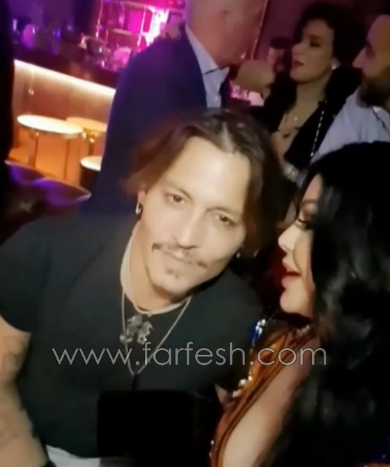 فيديو جوني ديب الفنان العالمي يهمس في أذن هيفاء وهبي ، فماذا أراد منها؟ صورة رقم 7