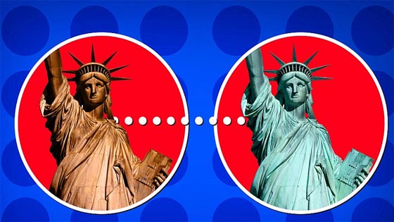  فيديو يكشف تغير لون تمثال الحرية في نيويورك عبر الزمن.. شاهد صورة رقم 1