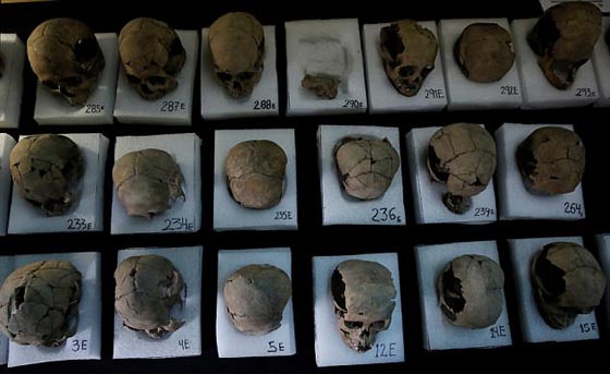 العثور على برج من الجماجم البشرية في المكسيك يحير العلماء صورة رقم 3