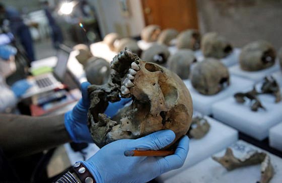 العثور على برج من الجماجم البشرية في المكسيك يحير العلماء صورة رقم 11