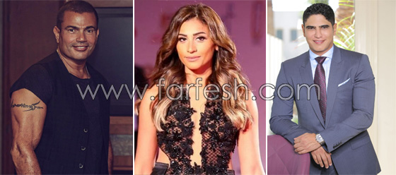 عمرو دياب يسافر الى اسبانيا بطائرة خاصة مع دينا الشربيني! صورة رقم 1