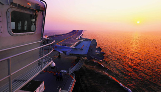 نظرة نادرة داخل حاملة الطائرات البحرية الصينية.. فيديو صورة رقم 6