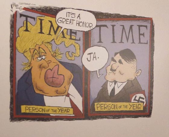 معرض كاريكاتير للسخرية من ترامب..  طفل يلعب في البيت الأبيض!  صورة رقم 12