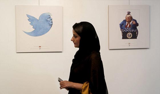 معرض كاريكاتير للسخرية من ترامب..  طفل يلعب في البيت الأبيض!  صورة رقم 14