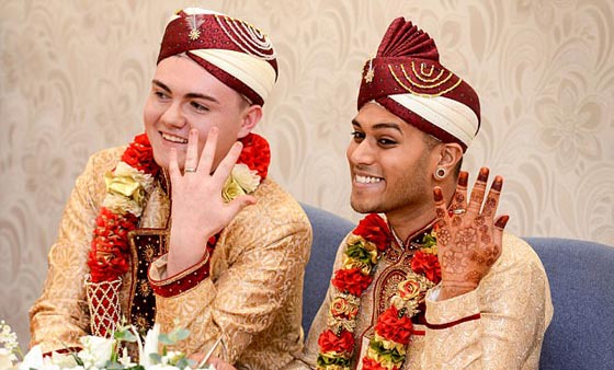  فيديو وصور أول زواج مثلي مسلم في بريطانيا! العائلة رفضت الحضور  صورة رقم 4