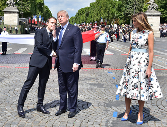 ترامب عن ماكرون: شخص قوي وذكي ويحب ان يمسك يدي!! صورة رقم 5