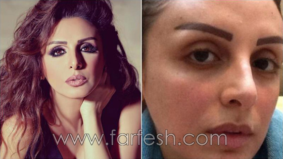 نجمات عربيات قبل وبعد مساحيق التجميل.. تكاد لا تعرفهن! صورة رقم 7