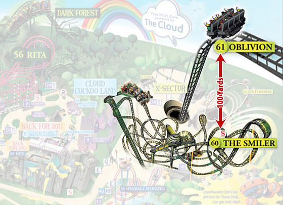 بالفيديو والصور.. تعطل لعبة (سكة الموت) في الملاهي على ارتفاع 55 مترا صورة رقم 5
