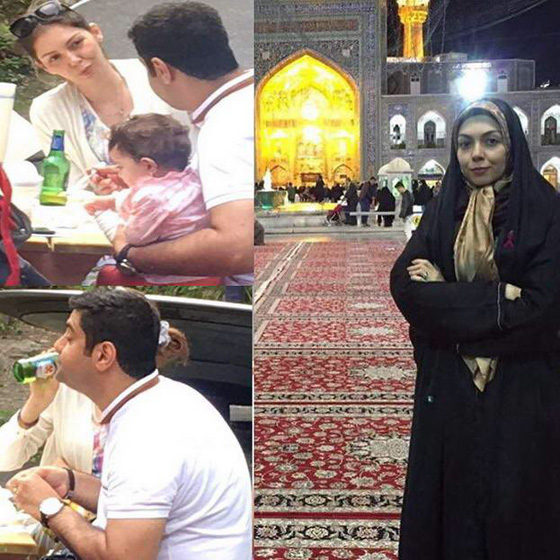 بالصور.. مذيعة إيرانية محافظة محجبة في بلدها وتشرب الكحول خارجه! صورة رقم 3