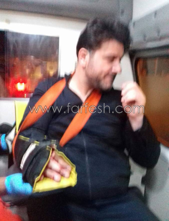 صور وفيديو: نجاة ملحم زين من حادث مروع بعد اصطدامه بشاحنة عكس السير! صورة رقم 4