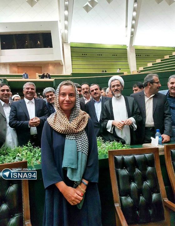 انتقادات حادة  برلماني إيراني تصرف  بشكل غير لائق مع مسؤولة أوروبية  صورة رقم 2